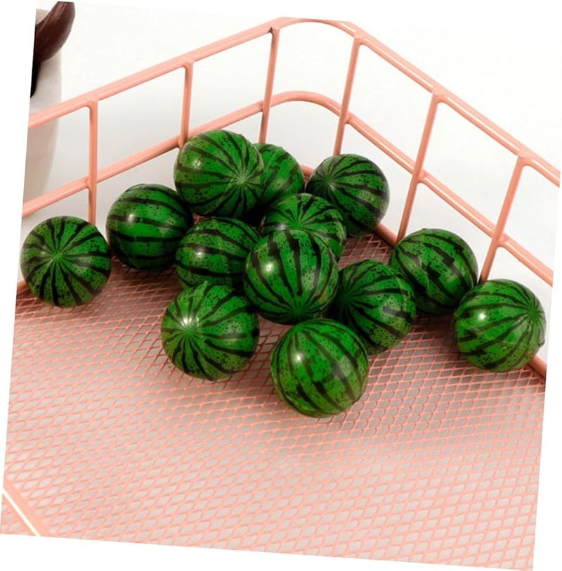 Watermelon Pattern Bouncy Balls 20pcs Safe Jumping Balls For Kids Enhance Coordination Random Color - Image 3